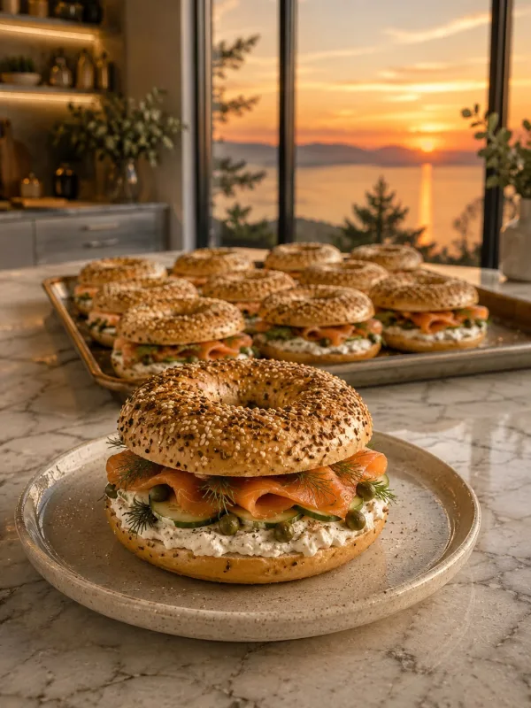 Tavuklu & Avokadolu Bagel
