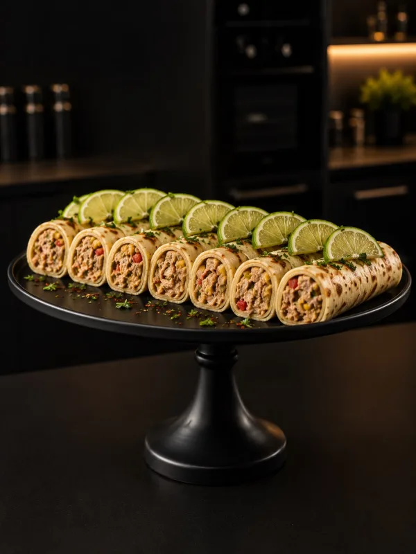 Ton Lime Crêpe Roll